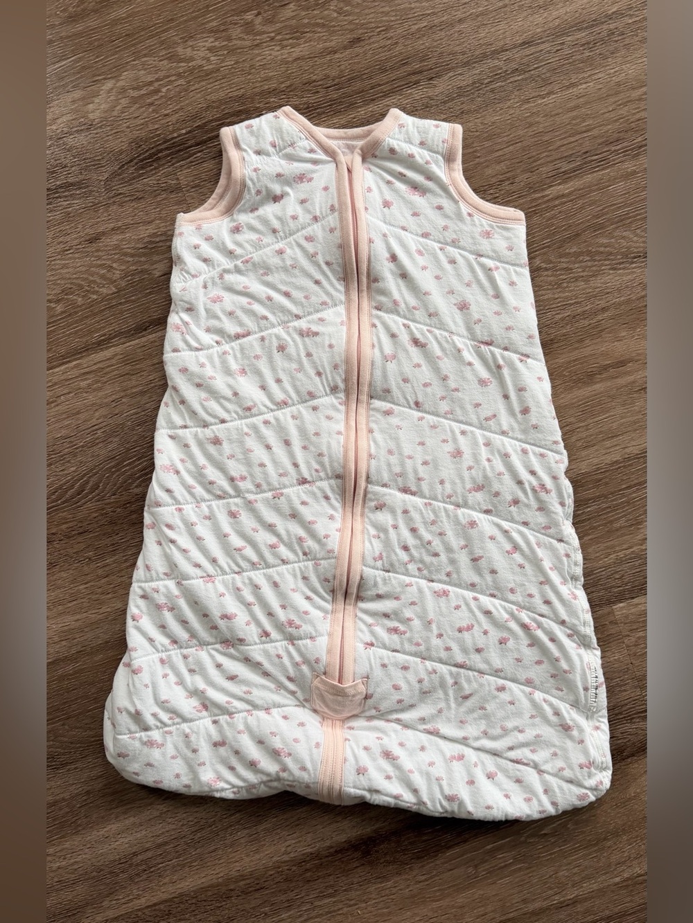 Burt’s Bees Baby Organic 1.5 TOG Cotton size Large 12-18M Sleep Sack Bag Floral